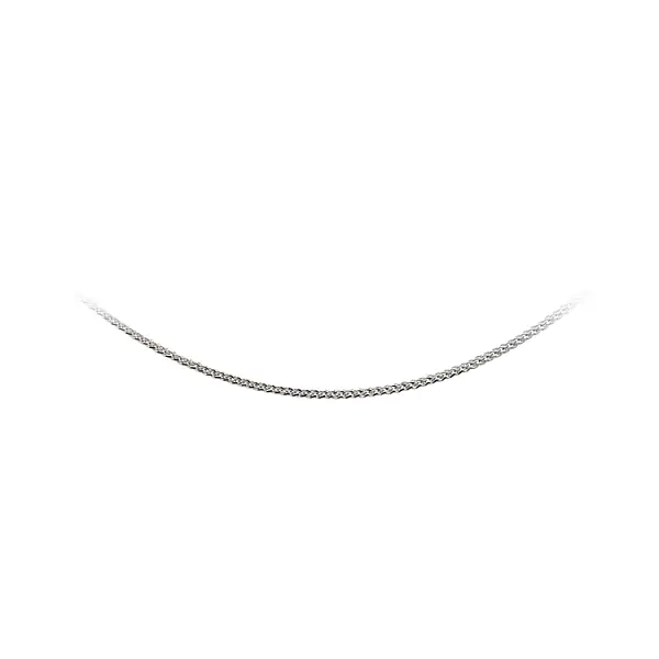 Цепочка из белого золота 'Хвост лисы