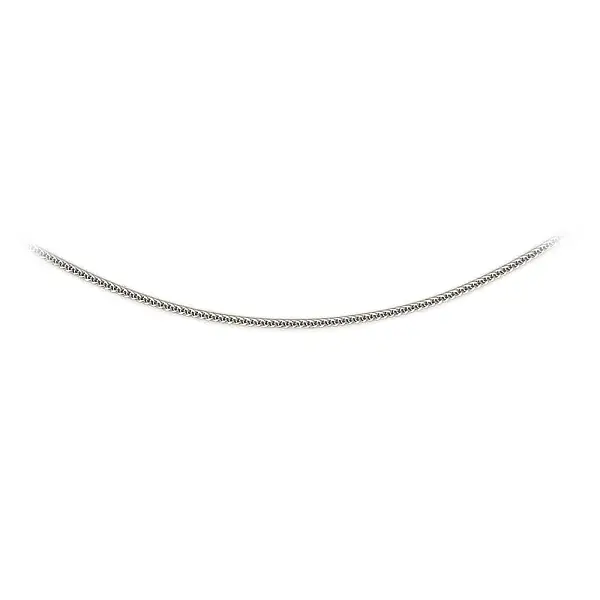 Цепочка из белого золота 'Хвост лисы