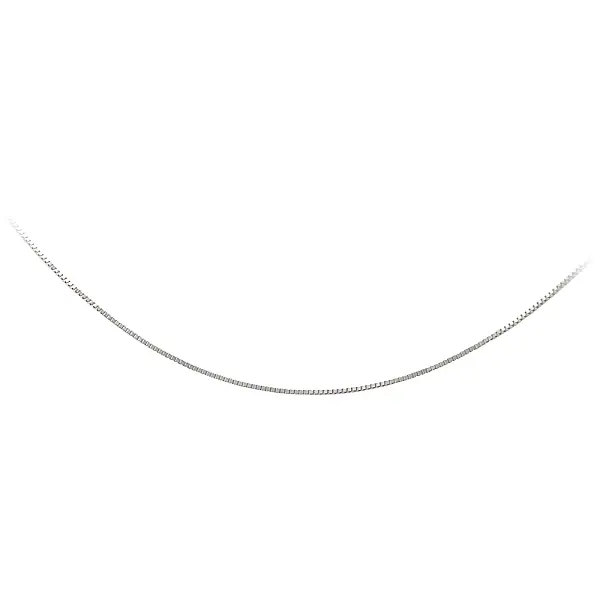 Цепочка Куб - Белое золото Koskta