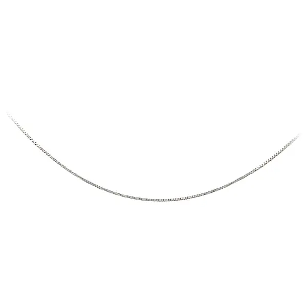 Цепочка Куб - Белое золото Koskta