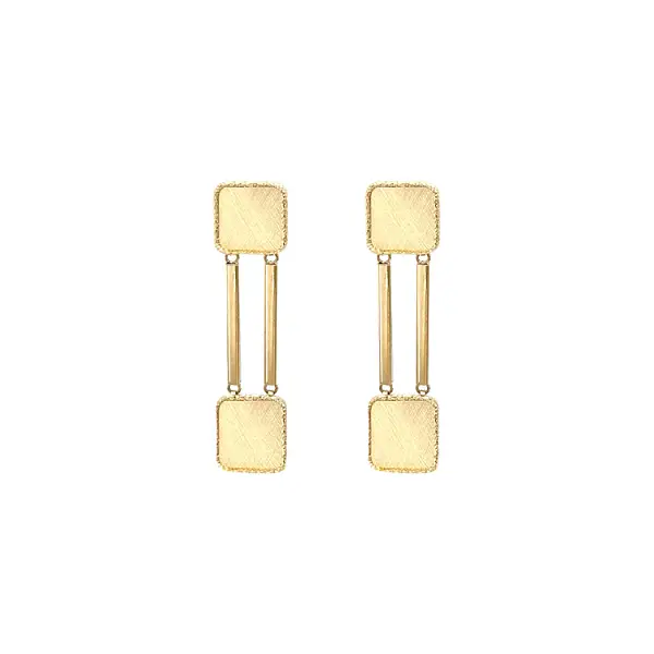 Золотые серьги-пусеты