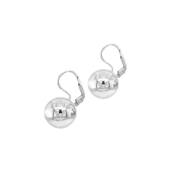 Золотые серьги-шарики