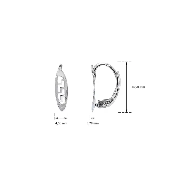 Золотые серьги с современным геометрическим дизайном