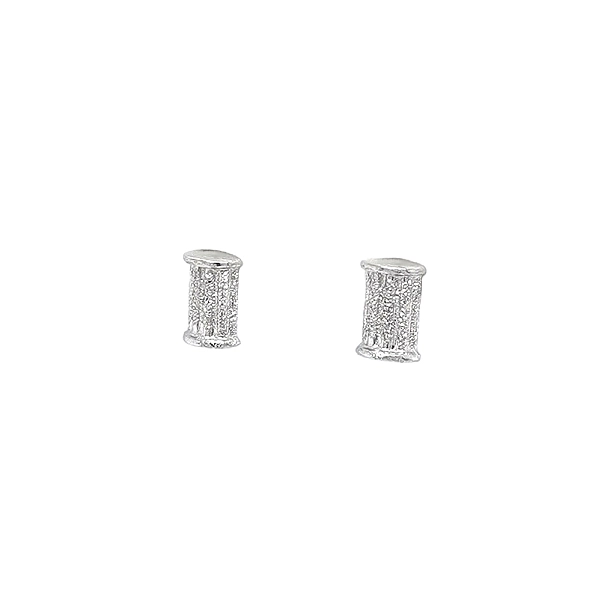 Серьги из белого золота