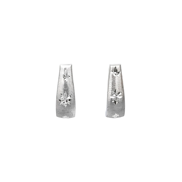Серьги из белого золота