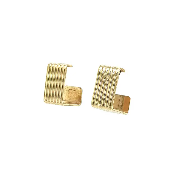 Золотые серьги Полукруги