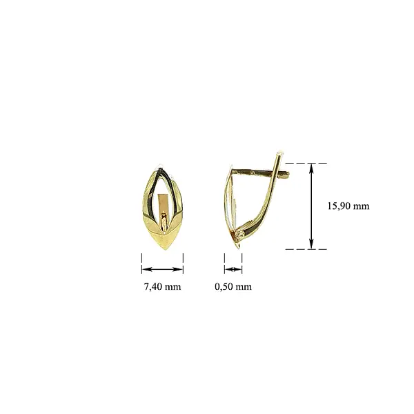 Золотые серьги