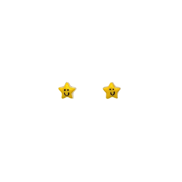 Золотые серьги Baby Star