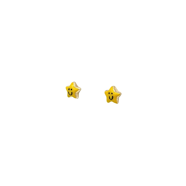 Золотые серьги Baby Star