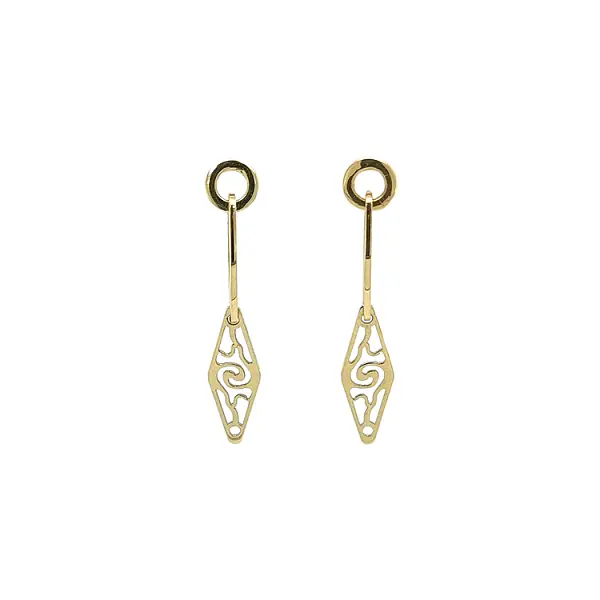 Золотые серьги-пусеты