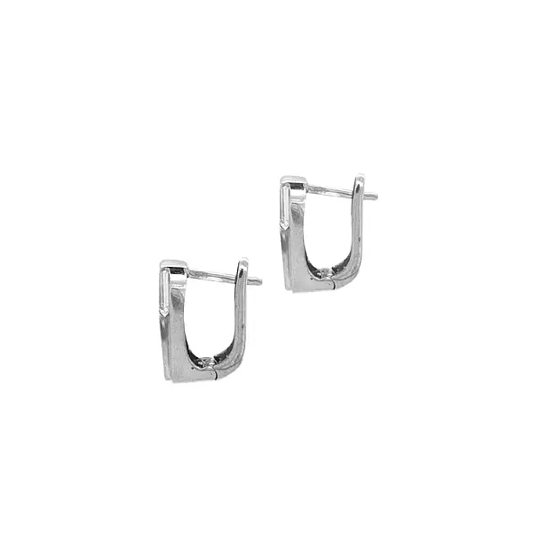 Золотые серьги с цирконами