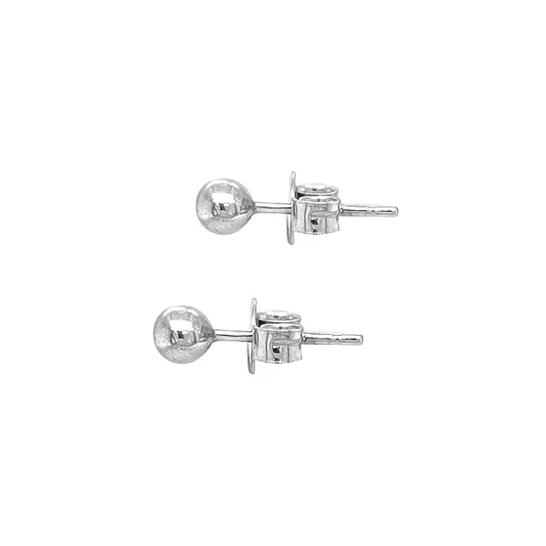 Золотые серьги 'Пеки' Бусины