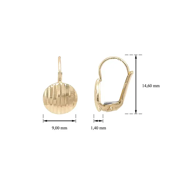 Золотые серьги