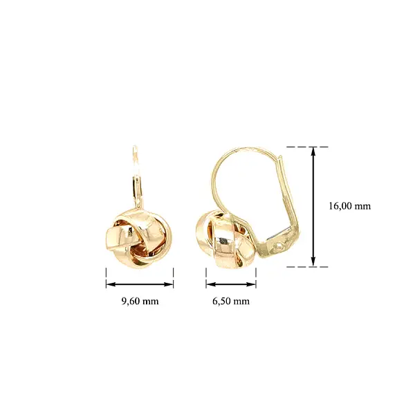 Золотые серьги