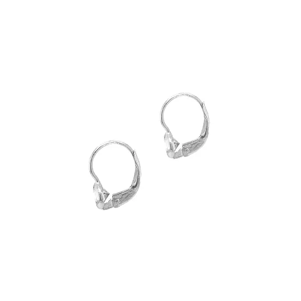 Золотые серьги с цирконами