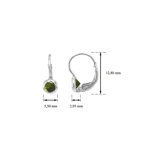 Золотые серьги с цирконами