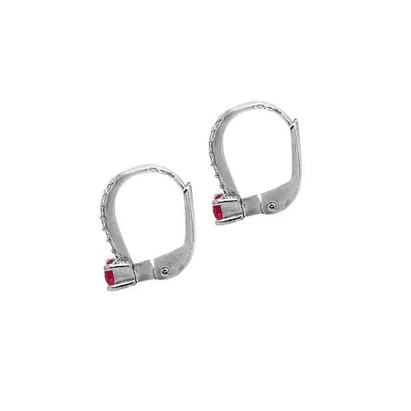 Золотые серьги с цирконами