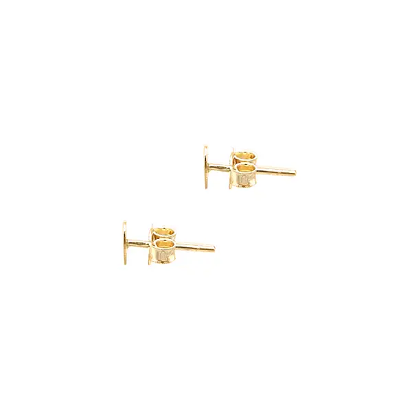 Золотые серьги Сердечки