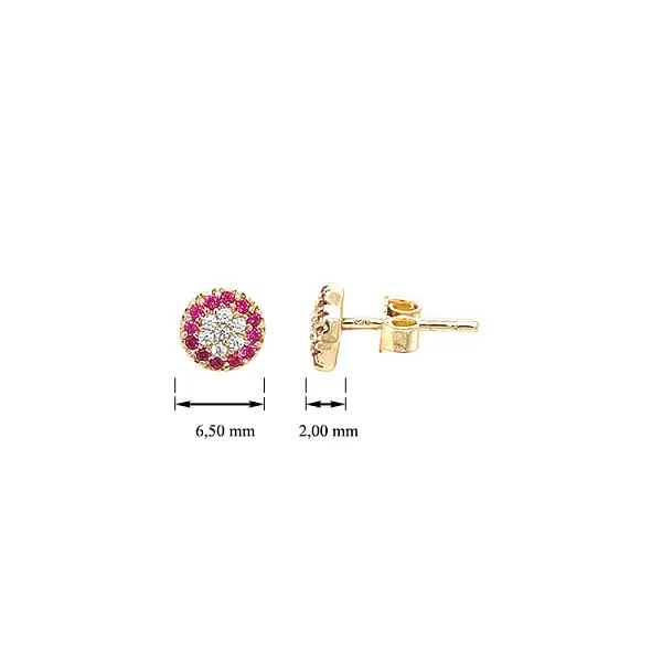 Золотые серьги Серьги с цирконами