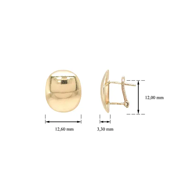 Золотые серьги