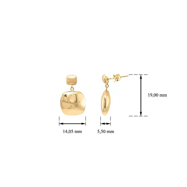 Золотые серьги