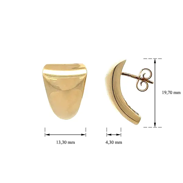Золотые серьги