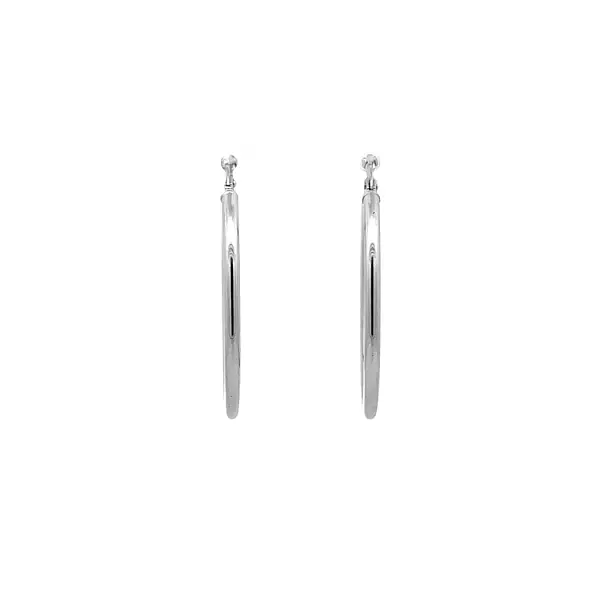 Золотые круглые серьги