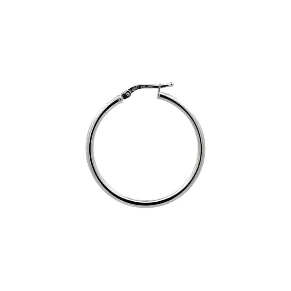 Золотые круглые серьги