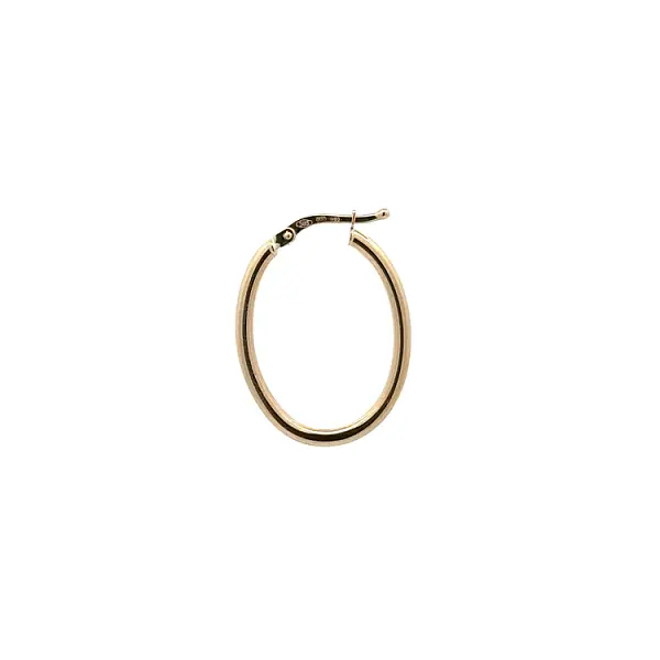 Золотые круглые серьги