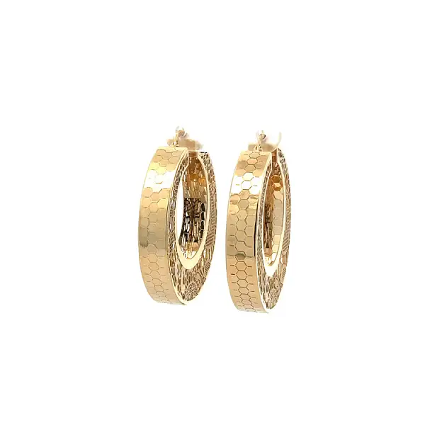 Золотые эксклюзивные серьги