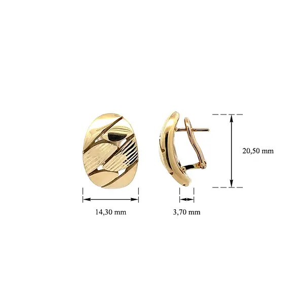 Золотые серьги