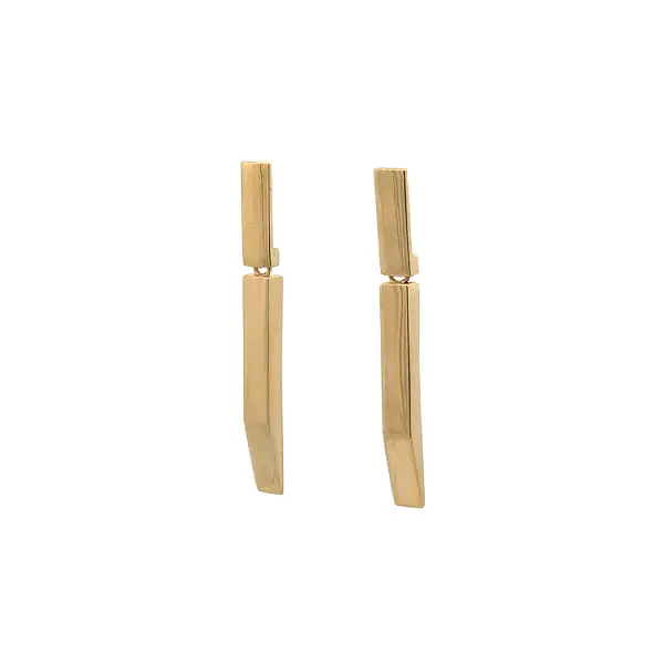 Золотые серьги-пусеты