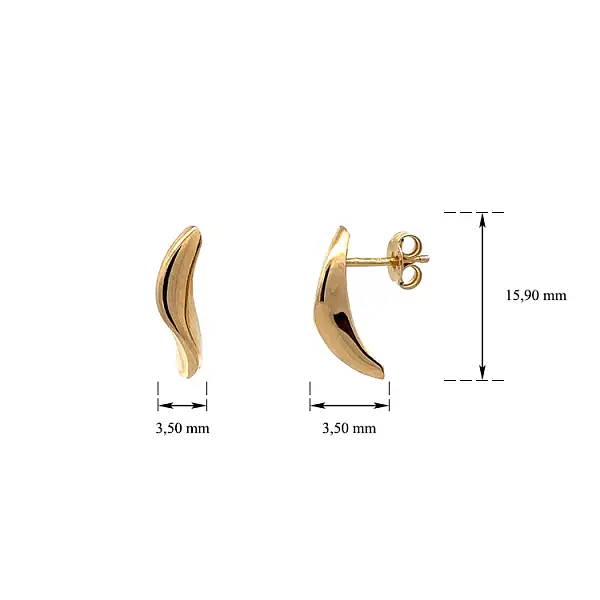 Золотые серьги