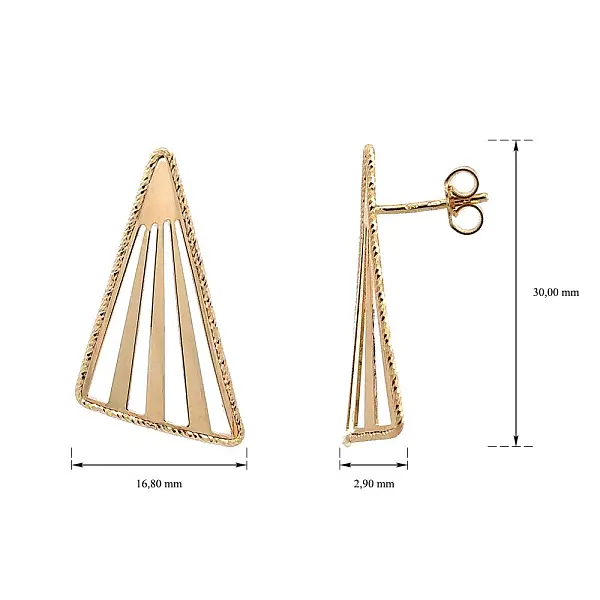 Золотые серьги