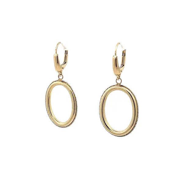 Золотые серьги-пусеты