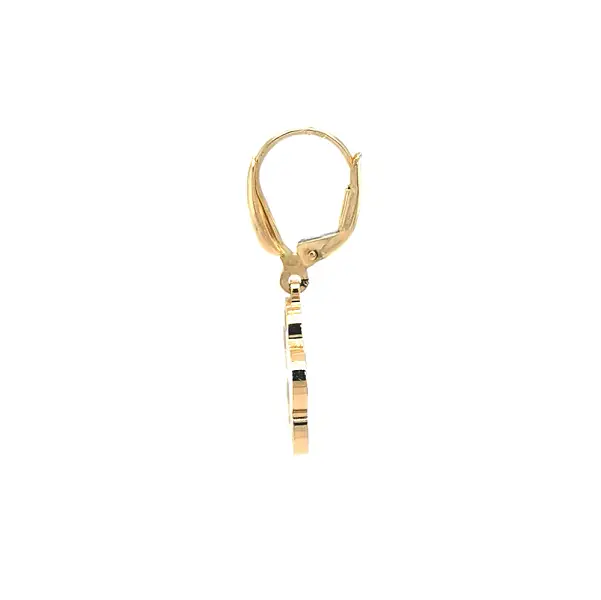 Золотые серьги с жемчугом