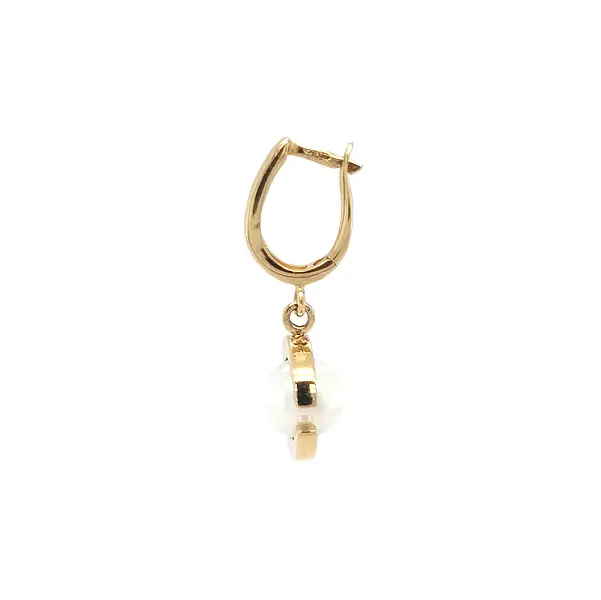 Золотые серьги с жемчугом