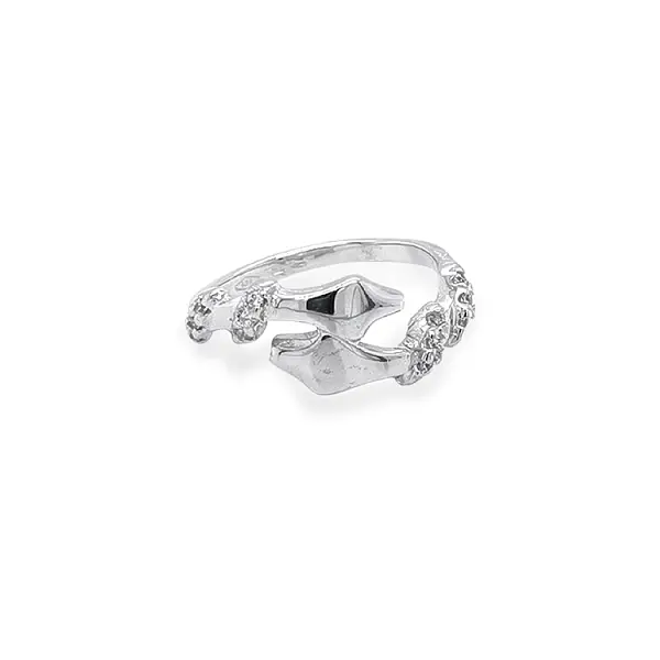 Золотое кольцо с цирконами