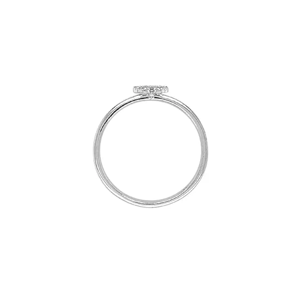 Золотое кольцо с цирконами