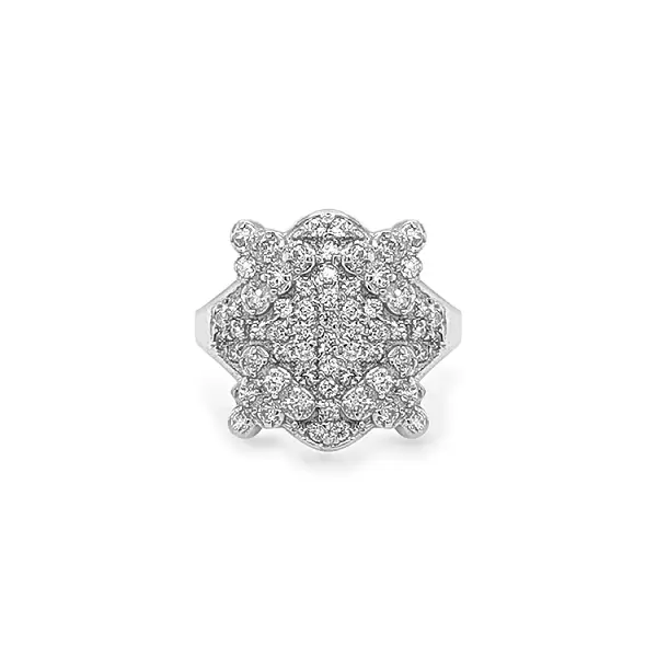 Золотое кольцо с цирконами