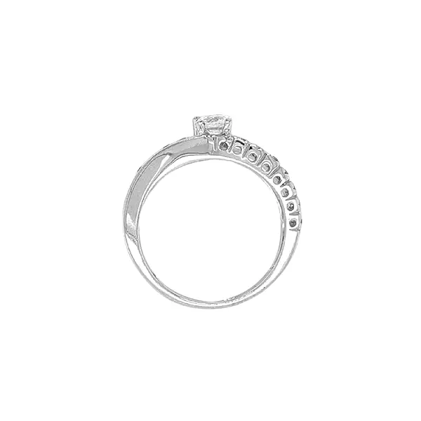 Золотое кольцо с цирконами