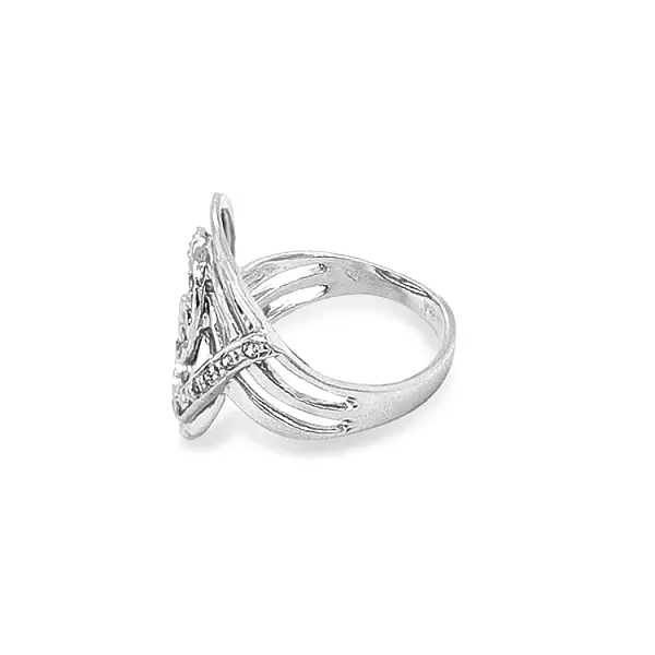 Золотое кольцо с цирконами