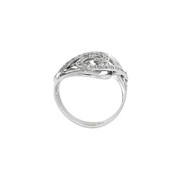 Золотое кольцо с цирконами