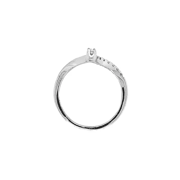 Золотое кольцо с цирконами