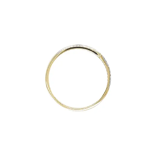 Золотое кольцо с цирконами