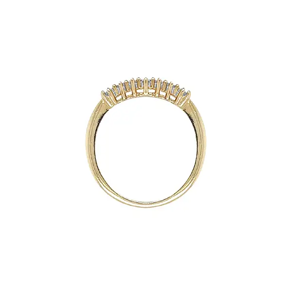 Золотое кольцо с цирконами