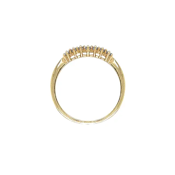 Золотое кольцо с цирконами