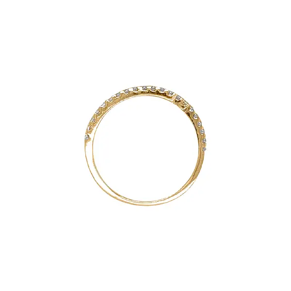 Золотое кольцо с цирконами