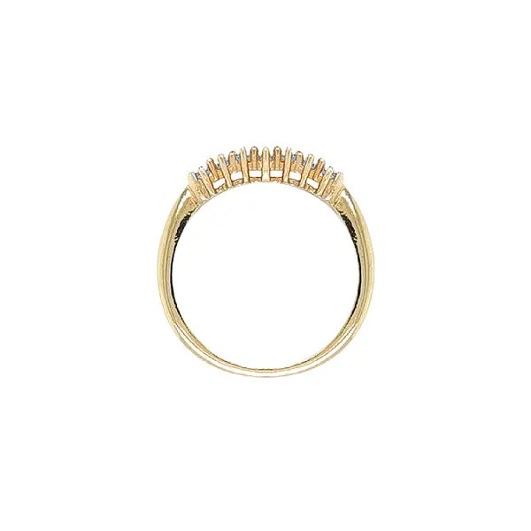 Золотое кольцо с цирконами