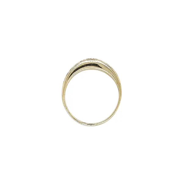 Золотое кольцо с цирконами